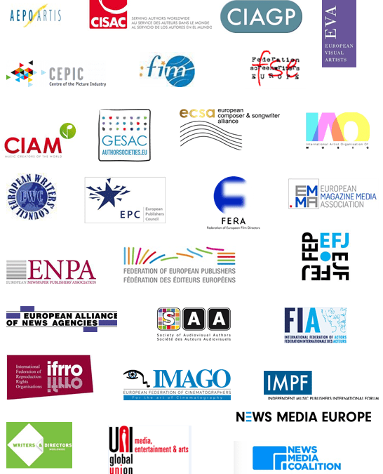 Joint Statement of Creators and Writers on the Copyright Directive