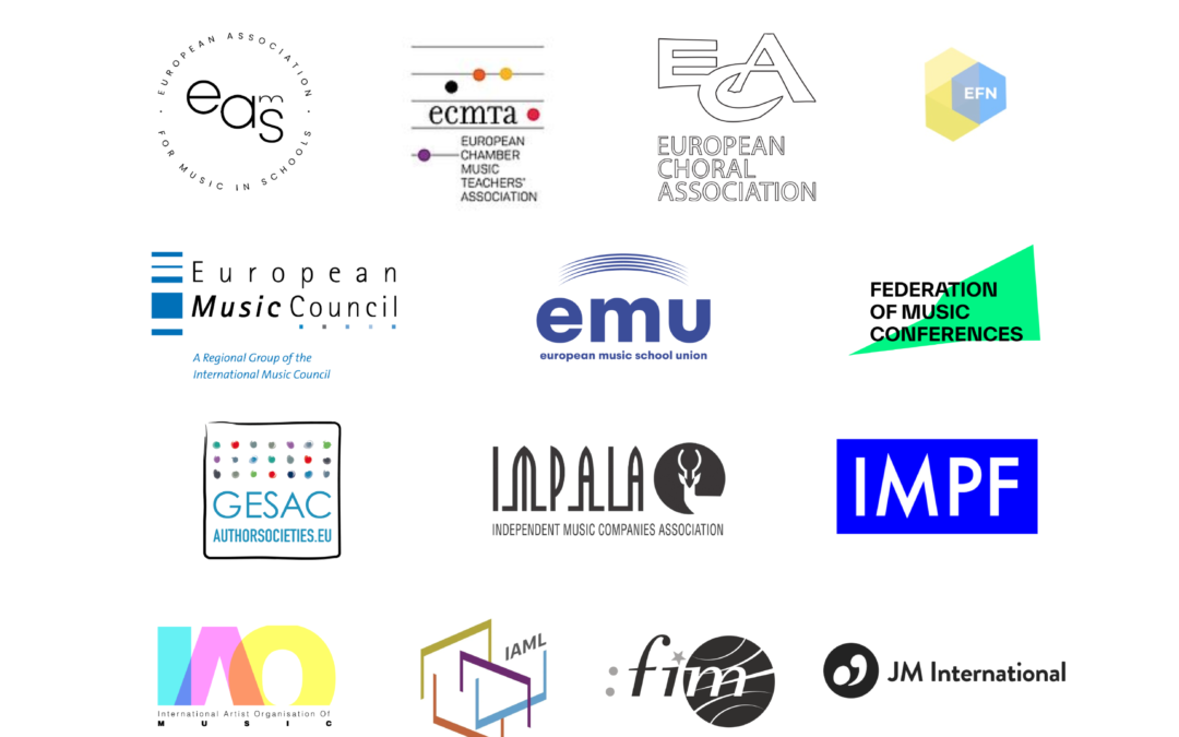 26 organisations from across the European music sector welcome the draft report by MEP Rafowicz and MEP Kuhnke, and its recognition of music as a dedicated strand within AgoraEU.