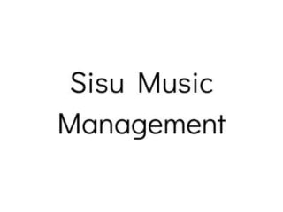 Sisu Music Management Sisu Music Management
